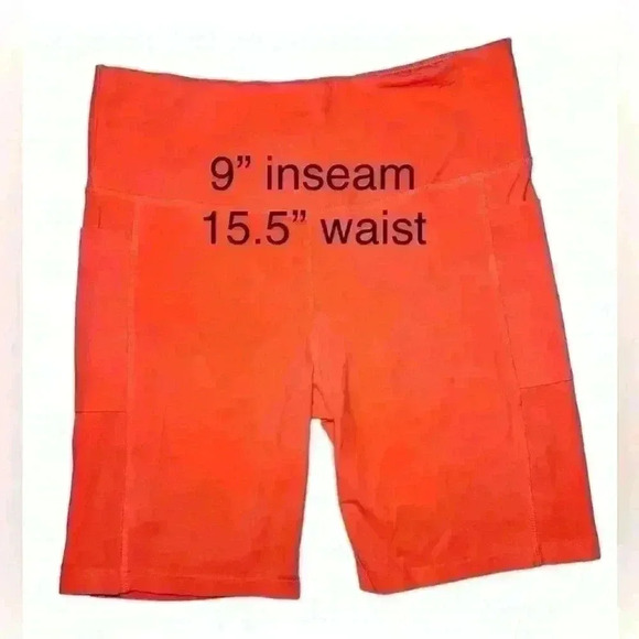 French Laundry Sport Bike Short Coral Color Size M​ - Picture 5 of 6